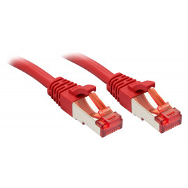 Lindy Cat.6 S/FTP Cable red 0.5m Patchcable