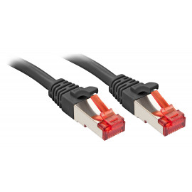 Lindy Cat.6 S/FTP Cable Black 0.3m Patch Cable