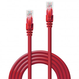 Lindy Cat.6 UTP Cable Red 0.5m