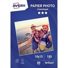 Avery papier_photo__80_photos_brillantes_10x15_180g