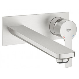 Grohe GROHE 23444DC1 Lineare Mitigeur 2 trous lavabo, Supersteel, Taille L