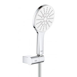 Grohe GROHE 26580LS0 Rainshower 130 SmartActive Support Mural 3 Types de Jets Blanc Lune, Moon White