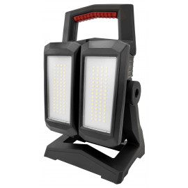 Ansmann Ansmann HS4500R-DUO is a robust and reliable portable LED light with a powerful lithium-ion battery. With four adjustable lighting modes ranging from 750lm to 4500lm, this professional work lamp provides optimal brightness for various appli