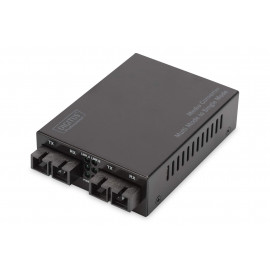 DIGITUS Fast Ethernet multimode vers monomode Convertisseur de médias SC vers SC Longueur d’onde : 1 310 nm