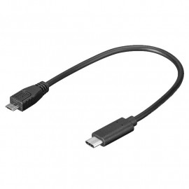 GENERIQUE Câble USB 3.1 C mâle / Micro USB 2.0 B mâle