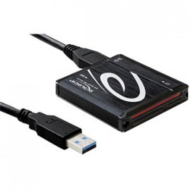 DeLock Lecteur de carte, externe, USB 3.0, 64-en-1