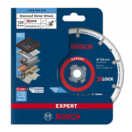 Bosch Professional Disque à tronçonner diamant X-LOCK EXPERT Diamond Metal Wheel