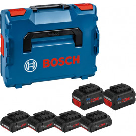 Bosch Professional 4 X PROCORE18V 4.0AH + 2 X PROCORE18V 8.0AH PROFESSIONAL