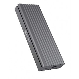 ICY BOX Boitier externe pour SSD M.2 NVMe  IB-1817M-C31 USB 3.1 Type C (Gris)
