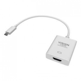 GENERIQUE Vision TC-USBCHDMI Adaptateur vidéo externe USB-C 3.1 HDMI blanc