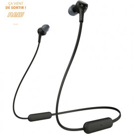 SONY Ecouteurs  WIXB400 Extra Bass Noir