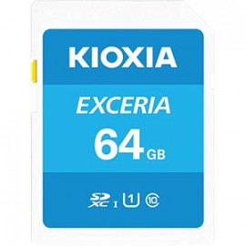 Kioxia Carte mémoire SDXC 64 Go, Exteria