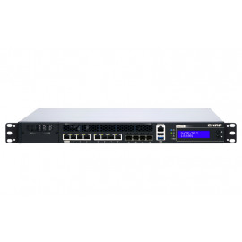 QNAP QuCPE-7012-D2123IT-8G  QuCPE-7012-D2123IT-8G Intel Xeon D-2123IT 8x2.5GbE RJ45 ports and 4x10GbE SFP+ ports 1x network module 1x PCIe Gen3 x8