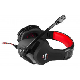 MARS GAMING Casque Micro  MH2 (Noir/Rouge)