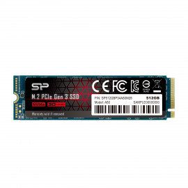 SILICON POWER SSD P34A80 512Go M.2 PCIe Gen3 x4 NVMe