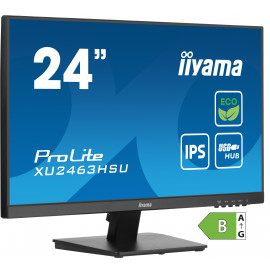 IIYAMA iiyama ProLite XU2463HSU-B1 écran plat de PC 60,5 cm (23.8") 1920 x 1080 pixels Full HD LED Noir