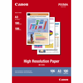 CANON HR-101 high resolution  papier 110g/m2 A3 100 feuilles pack de 1