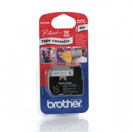 BROTHER MK221S tape cassette white black 4mx9mm none laminate for P-touch 55 60 65 75 80 85 110 BB4