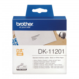 BROTHER P-TOUCH DK-11201 die-cut standard address label 29x90mm 400 labels