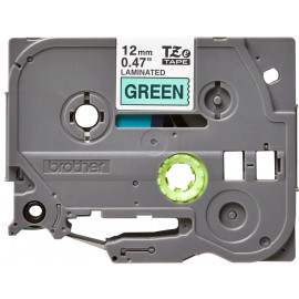BROTHER TZ731 tape cassette 12mm 8m green black for P-touch 200 300 500 Series
