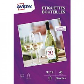 Avery papier_creatif__40_etiquettes_pour_bouteille_12x9cm
