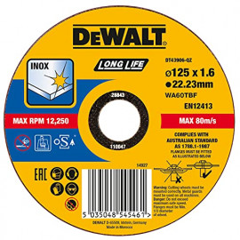 DeWalt Disque à tronçonner Extreme DT43906 Inox