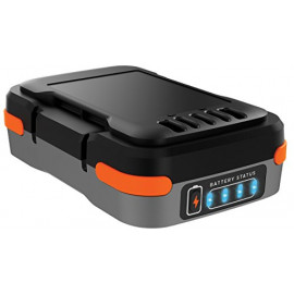 BLACK & DECKER Batterie rechargeable USB BDCB12B-XJ noir/orange