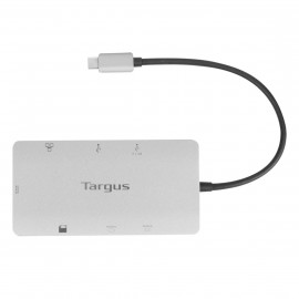 TARGUS Station d'accueil universelle USB-C DV4K argent 100 W USB-C HDMI 4K