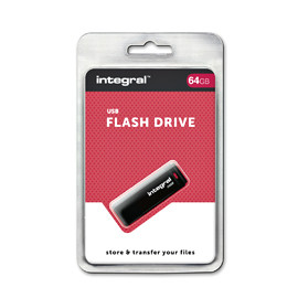 INTEGRAL Cle USB 64Go Noir