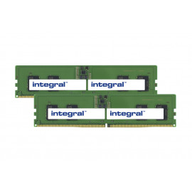 INTEGRAL 16GB (2x8GB) PC RAM MODULE DIMM KIT DDR5 4800MHZ PC5-38400 UNBUFFERED NON-ECC 1.1V 1GX16 CL40
