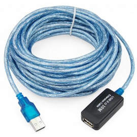 GENERIQUE Câble répéteur USB 2.0 type A mâle / femelle - 10 m