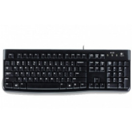 Logitech K120 Corded Keyboard black