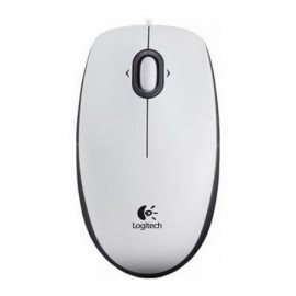 Logitech B100 Optical USB Mouse (Blanc)