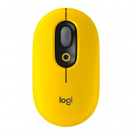 Logitech LOGI POP Mouse with emoji Blast Yellow
