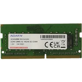 ADATA Barrette mémoire 16Go SODIMM DDR4  Premier PC4-21300 (2666Mhz) (Vert)