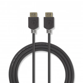 Nedis Câble HDMI™ Haute Vitesse avec Ethernet Connecteur HDMI™ - Connecteur HDMI™ 10 m Anthracite