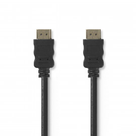 Nedis Câble HDMI™ Haute Vitesse avec Ethernet Connecteur HDMI - Connecteur HDMI 2,0 m Noir