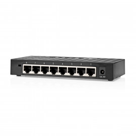 Nedis Commutateur de réseau Vitesse filaire: Gigabit Nombre de ports Ethernet: 8