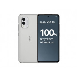 Nokia X30 5G 128 Go Téléphone portable Blanc glacé Android 12 6 Go