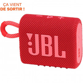 JBL Enceinte Bluetooth  Go 3 Rouge