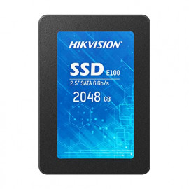 Hikvision SSD Interne  2.5 2048 Go E100 SATA 3.0  3D NAND 520MB/s