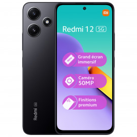 Xiaomi smartphone__redmi_12_5g_256go_noir
