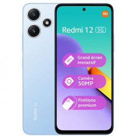 Xiaomi Smartphone Redmi12 5G 128Go Bleu