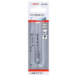 Bosch Foret hélicoïdal HSS PointTeQ Hex
