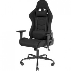 DELTACO GAMING Chaise de gaming Deltaco GAM-096F, tissu, noir