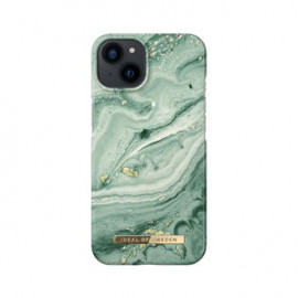Ideal Of Sweden Coque iPhone 14 Mint Swirl Marble