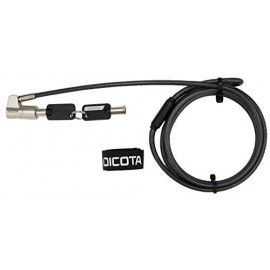 DICOTA Cable anti-col universel UNIVERSAL SECURITY LOCK Longueur 2M Anthracite 3