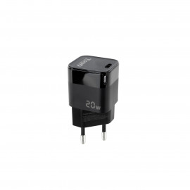 TooQ Technology Chargeur secteur 1 port USB-C 20W (Noir)