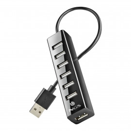 NGS Hub USB 2.0  iHub Tiny - 7 ports (Noir)
