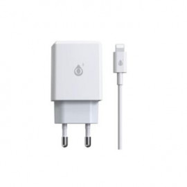 One+ Chargeur secteur USB-C + câble Lightning -> USB-C Blanc
